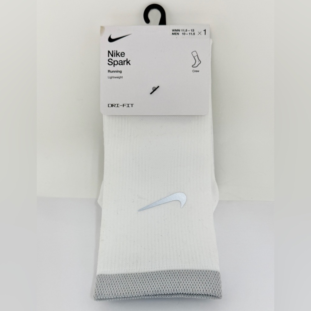 Nike Spark Running Socks Crew Lightweight Dri Fit